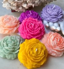 Peony Flower Candles